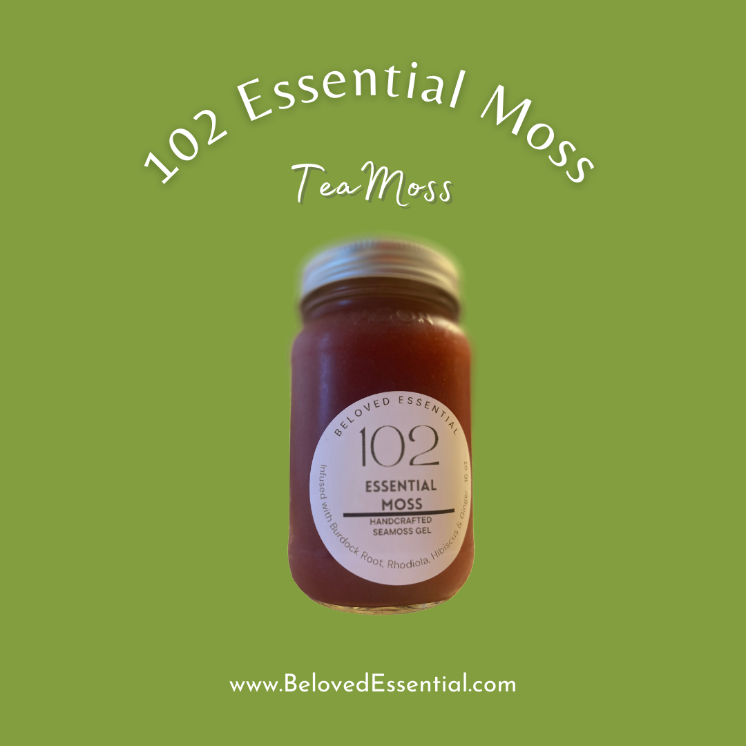 102 Essential Tea Moss - Handcrafted sea moss gel