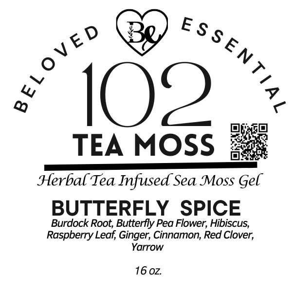 102 Essential Tea Moss - Handcrafted sea moss gel