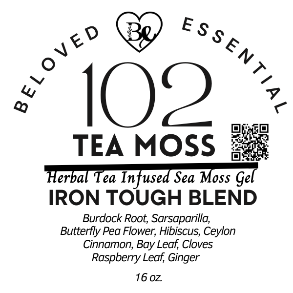 102 Essential Tea Moss - Handcrafted sea moss gel