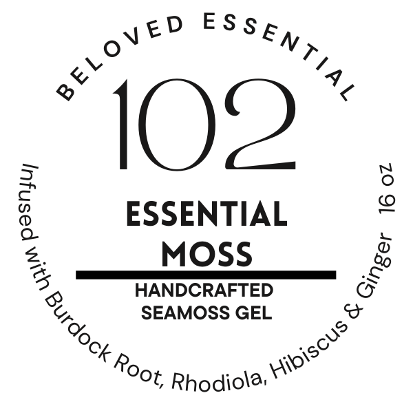 102 Essential Tea Moss - Handcrafted sea moss gel
