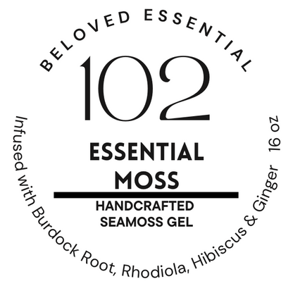 102 Essential Tea Moss - Handcrafted sea moss gel